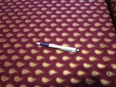 COPPER METALLIC PAISLEY FABRIC – SOLD BY THE YARD