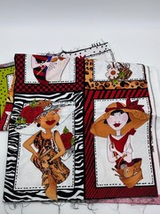 Sew Creative Panel Fabric Loralie Harris 21 Panels Vintage Material Textile