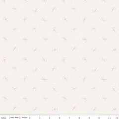 1/4 Yard 9×42 Riley Blake “Hush Hush” Ribbons Bows Low Volume Quilt Cotton