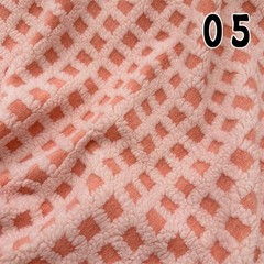 50*145cm Lamb Wool Jacquard Fabric for Winter Coats Pajamas Sofa DIY Sewing NEW