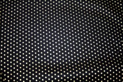 SPOT ON METALLIC-GOLD DOTS ON BLACK FROM KAUFMAN- 100% COTTON FABRIC