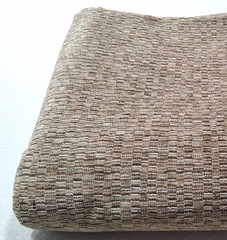 Chenille Upholstery Fabric Remnant 56″x110″ Cotton/Poly Blend Green/Tan Brown