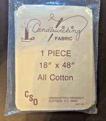 Vintage Cotton Candlewicking Craft Fabric 48″ x 36″ New