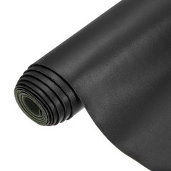 PATIKIL PU Faux Leather Fabric Nappa Grain 0.4 Yards 54″x14″x0.04″, Black