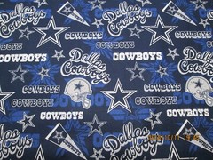 DALLAS COWBOYS NFL 58″ WIDE 100% COTTON 1/2 YARD PIECE BRAND NEW DESIGN