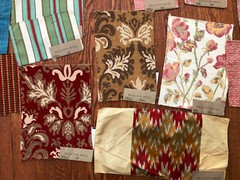 BEACON HILL 25 Pcs Mixed Lot 5″ – 16 1/2″ Fabric Samples