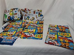 PAW PATROL Fabric Lot, Scraps. 100% Cotton, Nickelodeon 13oz.