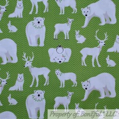 BonEful FABRIC FQ Cotton Quilt Flannel Red White Puppy Dog Bone Tiny Baby Calico