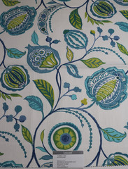 Kravet Clarke & Clarke Fabric Remnant 26″x26″ “Kayo” Color: Apple Denim
