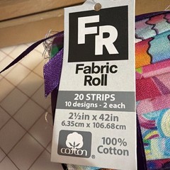 Jelly Roll 2.5 X 42” Multi Geometric Cotton Roll