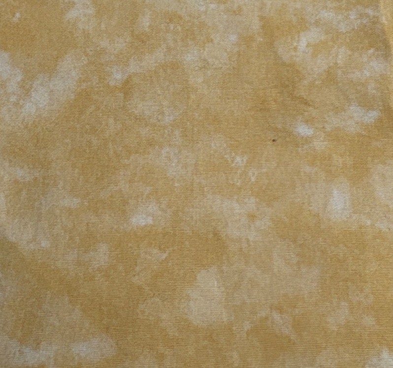Yellow Marbled Cotton Fabric 21″ x 35″ Material Crafts Sewing Projects
