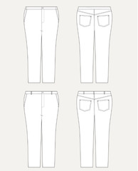 Cashmerette Creston Jeans Kit-INDIGO BLUE