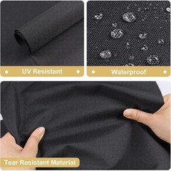 Marine Waterproof Canvas Fabric 600D PU Backing 60″×40″ Black | 600Denier Marine
