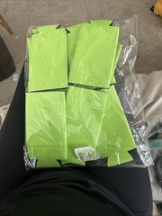 12 Pack Lime Green Collapsible Neoprene Can Or Bottle Cooler Sleeves