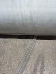 White Mosquito Netting Fine Mesh Net Nylon 50” x 72” Wide