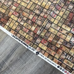 3+ Yard Lot Remnants Eclectic Elements Jim Holtz Coats Fabric Timepiece Measurmt
