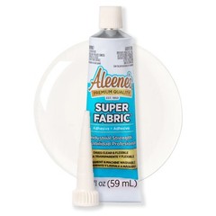 Super Fabric Adhesive 1.5 fl oz Fast Drying Clear Permanent Fabric Adhesive