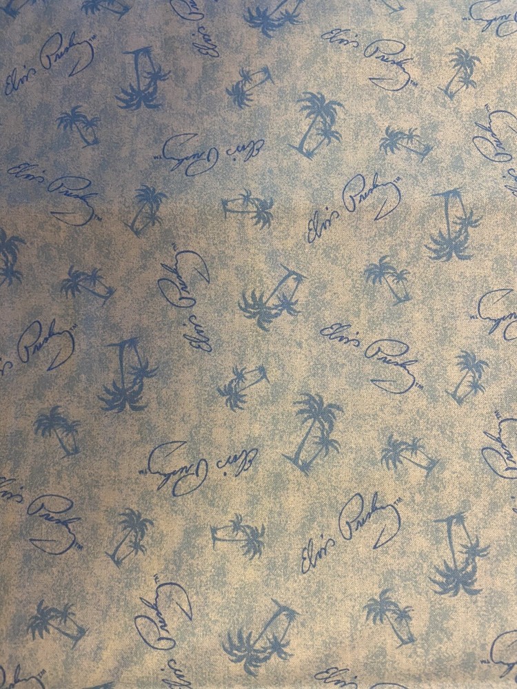 elvis presley fabric material 4 Yards 15 Inches Long X 45” Wide