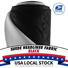 Suede Headliner Foam Backed Fabric 98″x60″ Upholstery Sagging Re-wrap/Repair