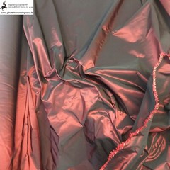 TRIPLURE TAFFETA FABRIC WITH BURGUNDY BY THE METER/ CM 153-MADE ITALY
