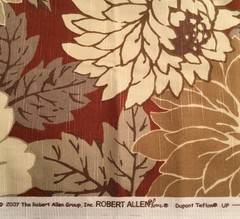 Decorator Fabric ROBERT ALLEN Earthy Flowers