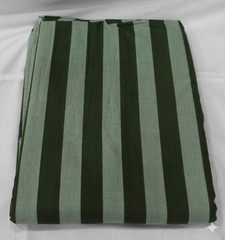 Indian Green Stripe Cotton Dressmaking Sewing Running Craft Cotton Fabric 5 Yard