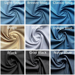 2-Yards 8 Oz Gray Black Denim Fabric for Sewing, Crafting|Stylish Denim Fabric |