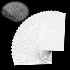 20 Sheets Fusible Webbing, 8×12 Inch Light-Weight Iron-On Interfacing for Fabric