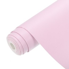 PU Faux Leather Fabric 0.4 Yards Synthetic Leather Material Pink