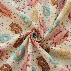 Vintage Donut Jacquard Tapestry Upholstery Decorative Art Fabric by the Yard DIY