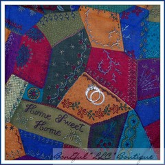 BonEful Fabric FQ Cotton Patchwork Quilt VTG Country Antique Sweet Farm Home OOP