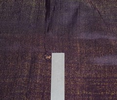 Sushila Vintage Purple Scrap Sari Zari Woven Kanjivaram Pure Tissue Silk Saree