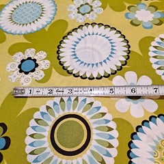Al Fresco Michele D’amore Marcus Cotton Fabric 1 Yard Green Blue Floral Quiltin