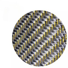 3k Carbon fiber Metallic Gold&Silver mixed fabric Twill cloth 100*100/200/300cm