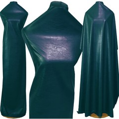 Thin Soft Wet Leather look Lambskin 4-way Stretch Vinyl Fabric Bodycon Dress 54″