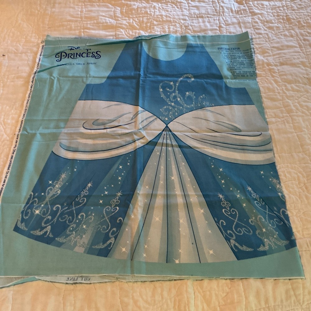 Disney Princess Cinderella Apron Panel Fabric Springs Creative