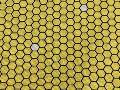 Fabric Honeycomb Bee Full Cotton QT 1/4 Yard 7612-S