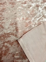 Samantha OLD ROSE Polyester Stretch Crushed Velvet Fabric by the Yard for Bows,