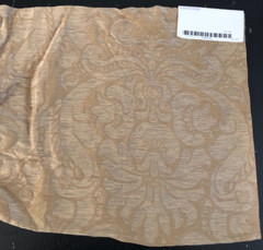 COWTAN & TOUT Da Vinci in Teak 15 x 15 1/2″ Damask Fabric Sample