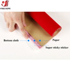40*145cm MultiColor Flocking Felt Self-adhesive Fabric DIY Jewelry Drawer Decor