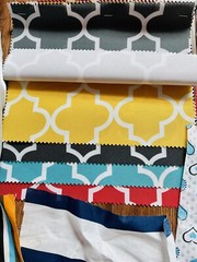 Assorted Colors Cotton Polyester & Other Fabric Pieces For Arts & Craft Hearts