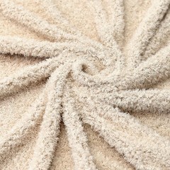 Surf turtle Faux Fur Fabric,Curly Teddy Fleece Soft 36 x 59 inches, Apricot