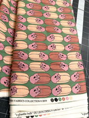 FQ 18 X 22 GHASTLIE BULB 2019 FLOWER PINK Alexander Henry Cotton Quilt Fabric