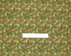 Christmas Fabric Pine Cone Evergreen Needle – Quilting Treasures QT Cotton YARDS