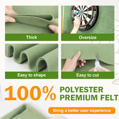 Sage Green Large Felt Fabric 72″ X 36 “(2 Square Yards), 1.4 Mm Thick Soft Felt