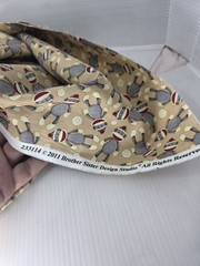 Sock Monkey Fabric 1.33 Yards 2011 Brother Sister Design Studio Cotton 48″ Tan
