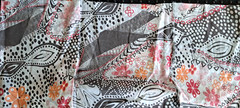 Cotton Voile Abstract Floral 1.5 yds x 58″ wide – pink, coral, strawberry, taupe
