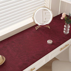 12”X100” Dark Red Self Adhesive Velvet Flocking Liner Sheet Soft Velvet Flock