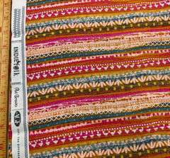 ART GALLERY FABRICS – INDIE FOLK #IFL-56304 – TRINKET BLUSH BY PAT BRAVO- 1 YARD