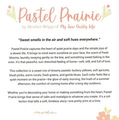 Moda PASTEL PRAIRIE Charm Pack 5-inch Cotton Precut Fabric Squares (42 pcs)